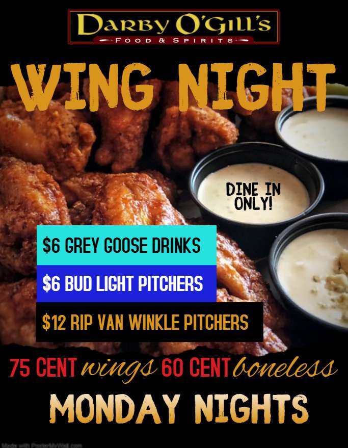 Happy Hour & Specials Hyde Park, NY Darby O'Gills